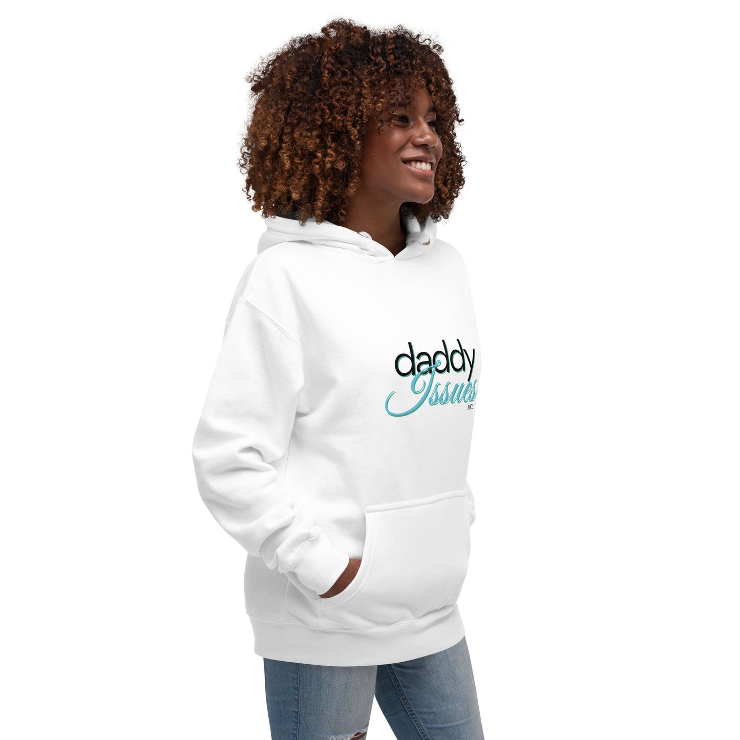 White Daddy Issues Unisex Hoodie